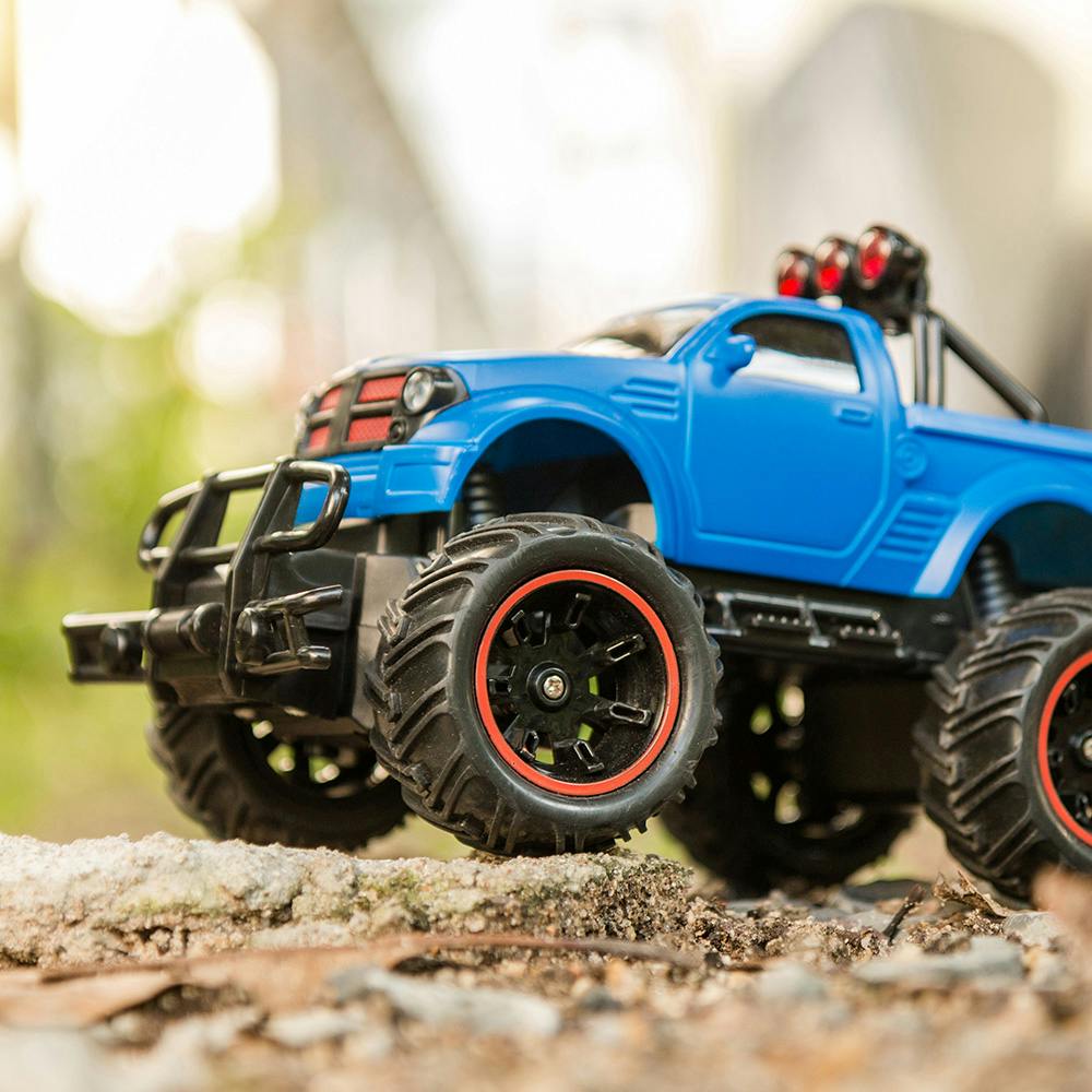 A toy RC car.